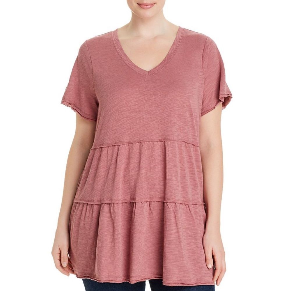 Cupio Olive Tiered top XL - Picture 3 of 6